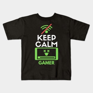 Keep calm gamer Kids T-Shirt